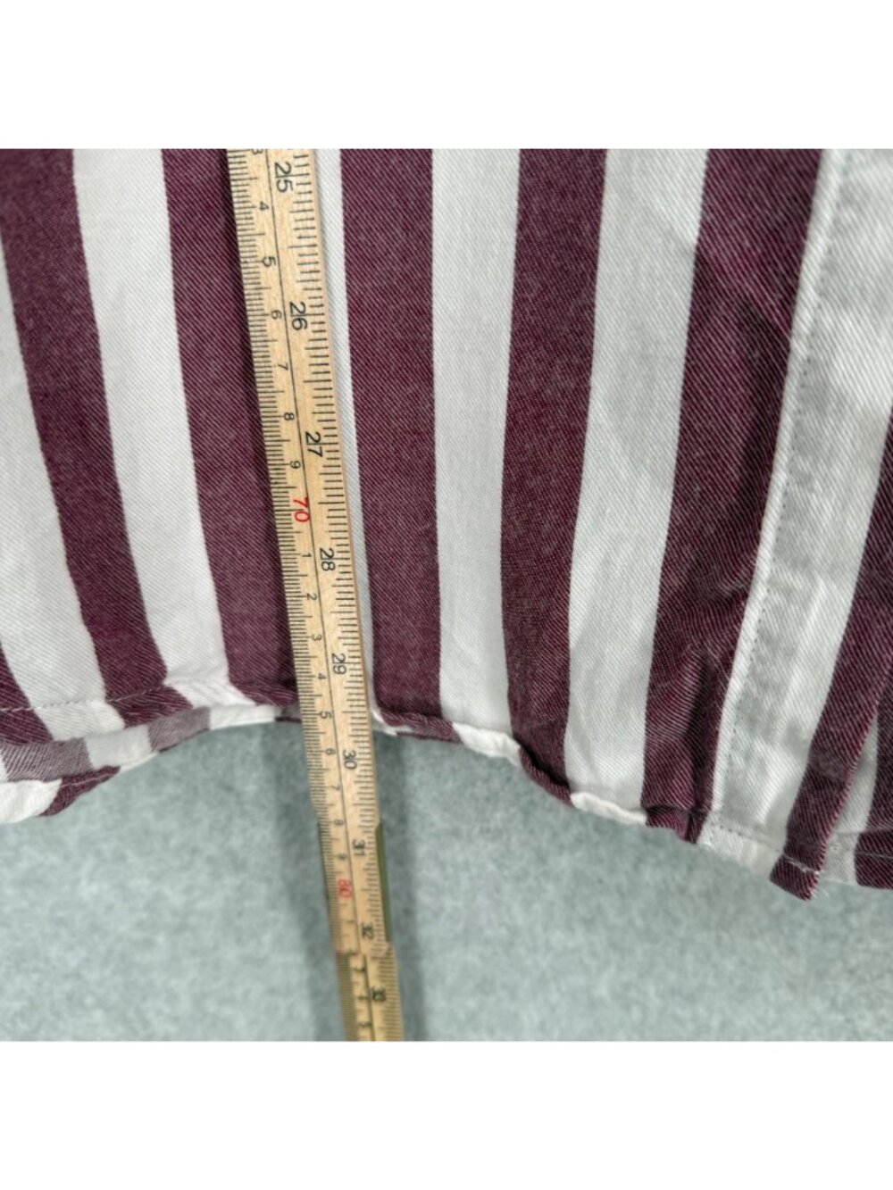 Victorias Secret Striped Pajama Shirt and Pant Set Size XL Purple White Soft - Picture 16 of 16